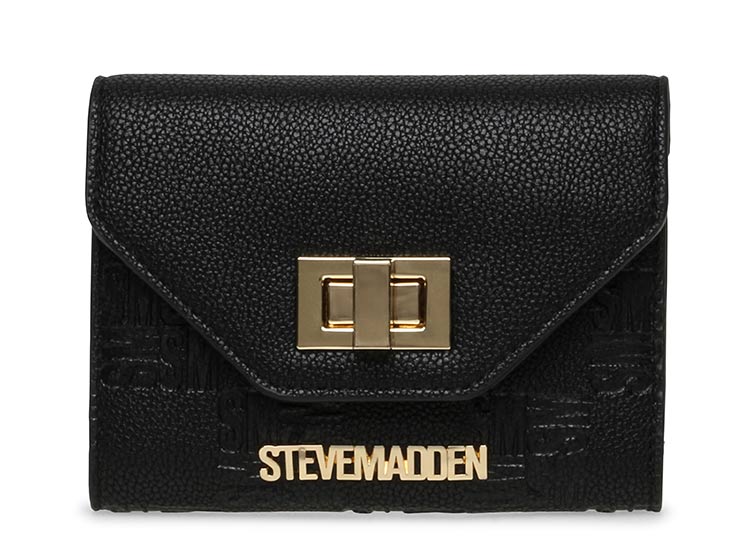 Billetera con cierre de seguridad steve madden