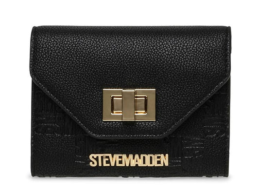 Billetera con cierre de seguridad steve madden