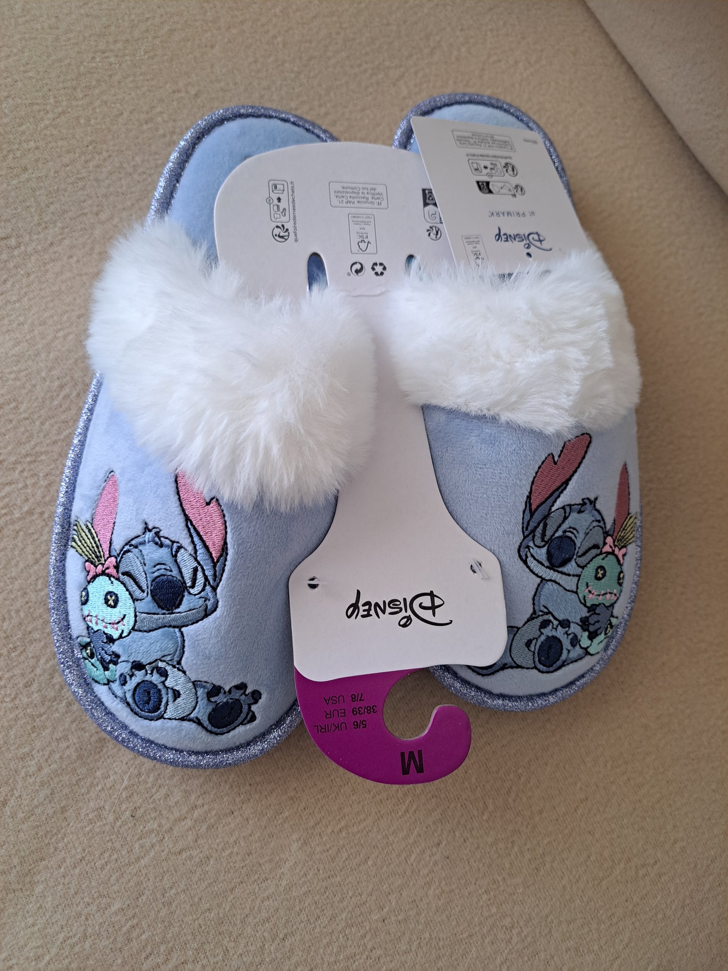 Pantuflas stitch