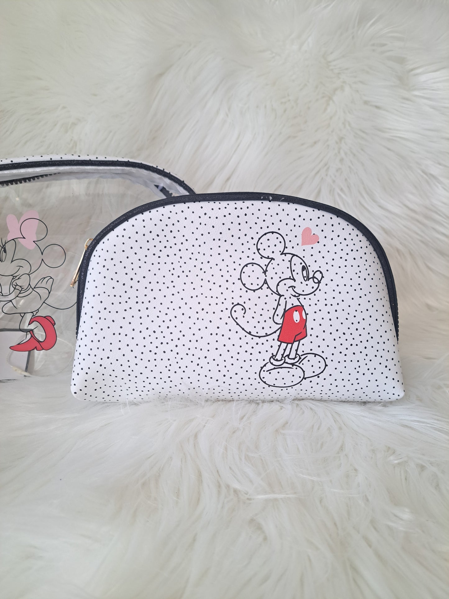 Cosmetiquero 2 en 1 minnie y mickey