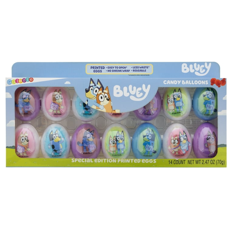 Set huevos pascua bluey traen dulces y son reciclables