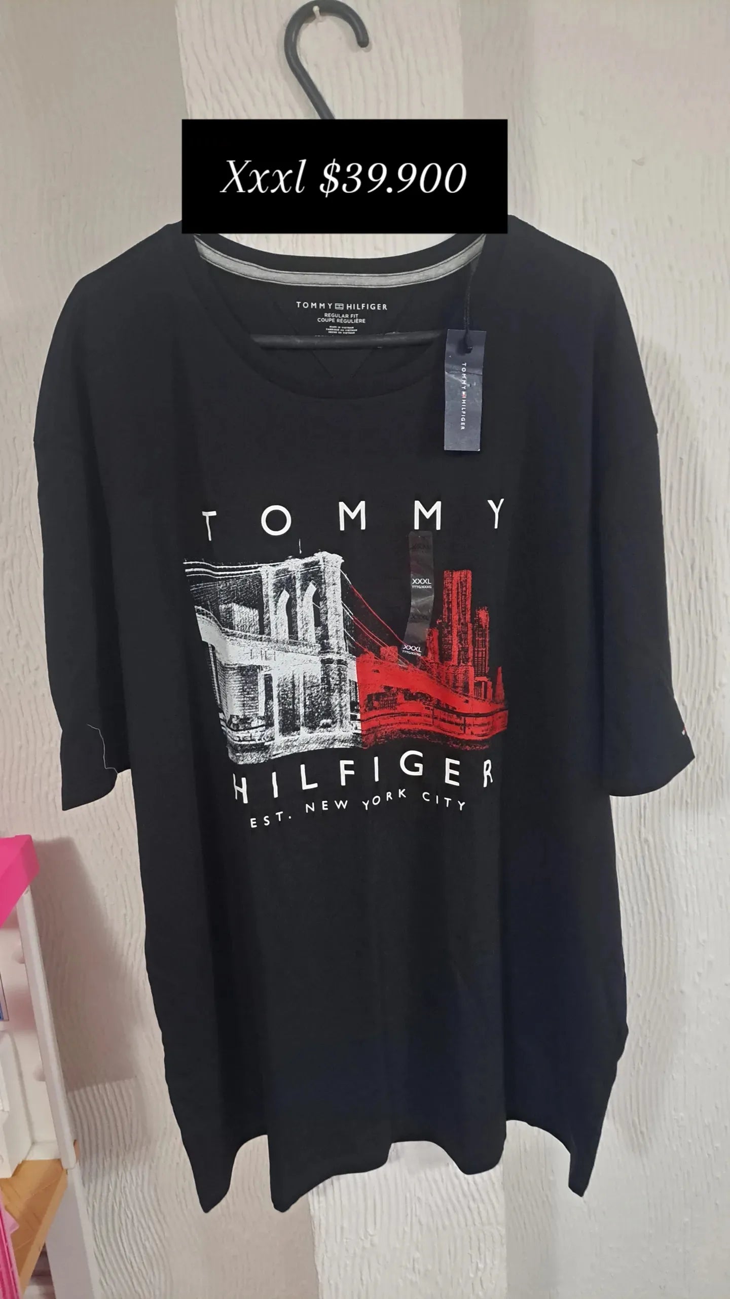 Polera manga corta tommy hilfiger