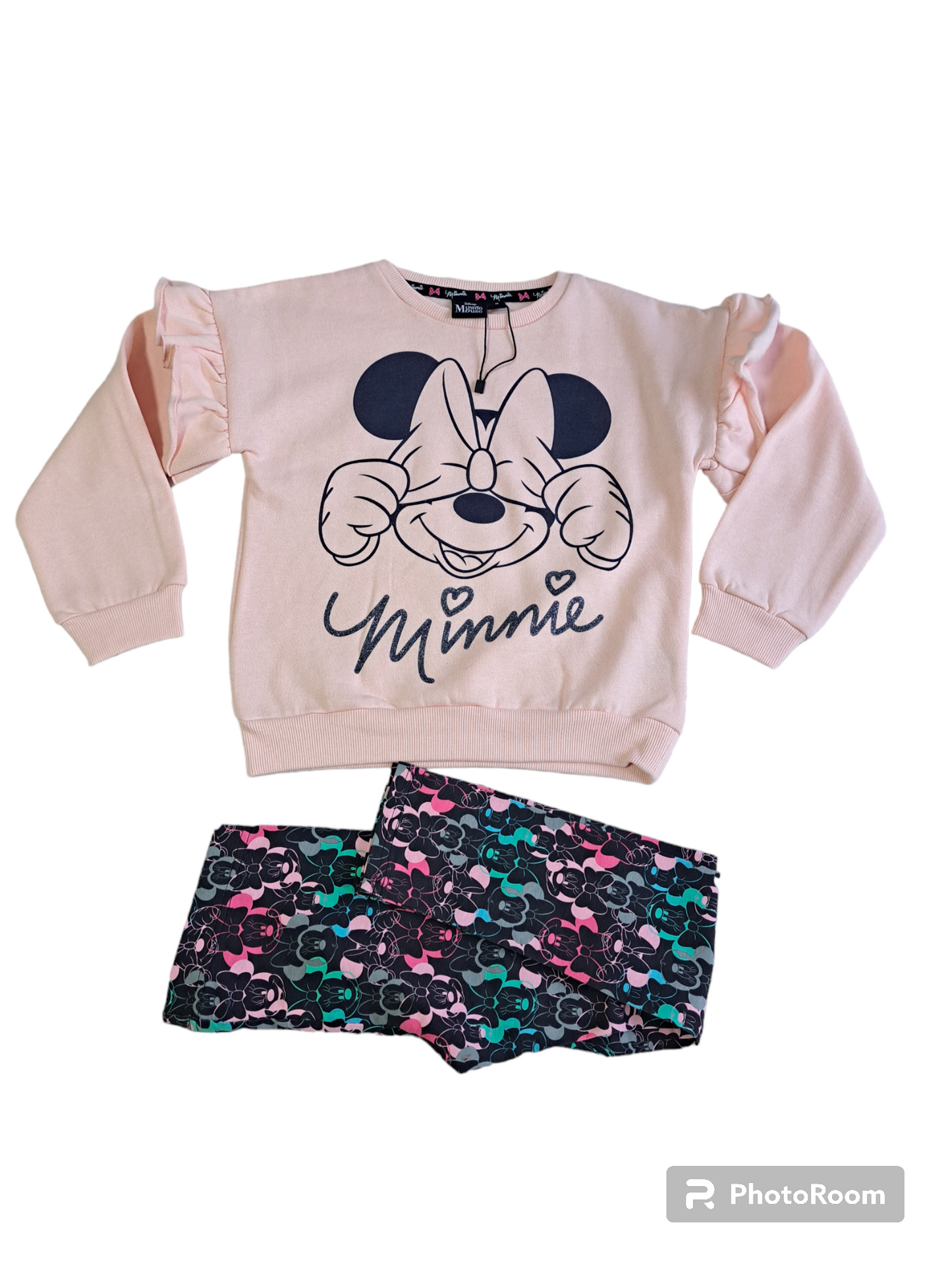 CONJUNTO MINIE MOUSE CALZA Y POLERON