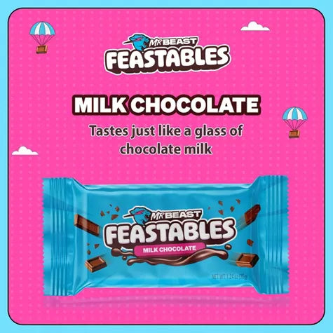 Delicioso chocolate "Milk chocolate" Del famoso MR BEAST